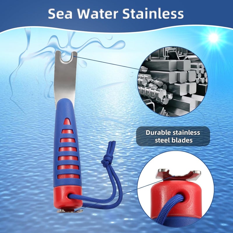 Cnosky Snap Tool for Boat Covers, Snap Removal Tool with Non-Slip Silicone Grip, Ideal Boat Tool and Marine Snap Tool - Image 3